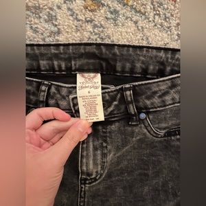 Faded glory black washed jeans